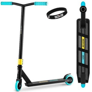 Northix SOKE GO! Stunt Scooter Žuto Plavi