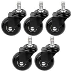 Northix IKEA gumeni kotačići za fotelju 5 cm / 10 mm 5 kom.