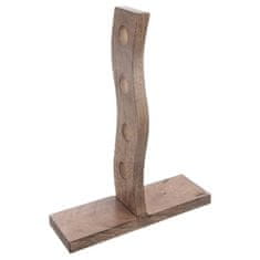 Northix Drveni stalak za vino za 4 boce MANGO 30,5x39,5 cm
