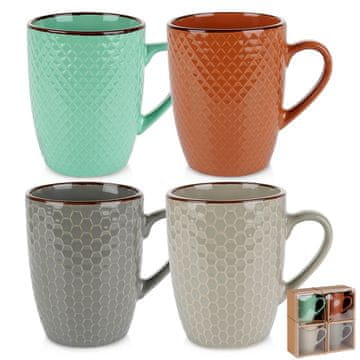 Northix Keramičke šalice 400 ml 4 kom.