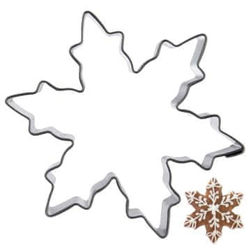 Northix Kalup za kolačiće od čelika, pahuljica 5,5 cm