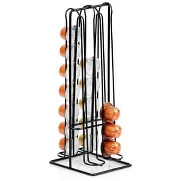 Northix Metalni stalak za Nespresso kapsule za kavu, crni, 30 cm