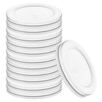 Northix Poklopac za staklenku jogurta 6,2 cm 12 kom.