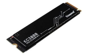 M.2 PCIe NVMe 2TB KC3000 SSD, 7000/7000 MB/s, PCIe 4.0, 3D TLC