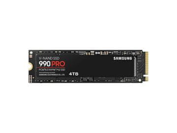 4TB M.2 80mm PCIe 4.0 x4 NVMe SSD, V-NAND, 990 PRO MZ-V9P4T0BW