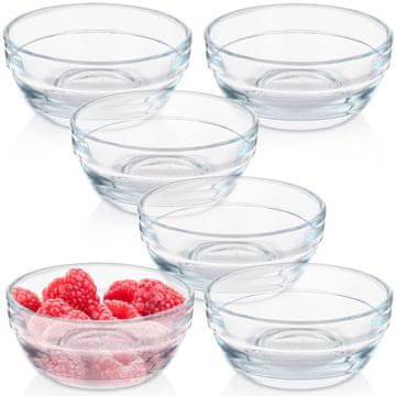 Northix Staklene zdjelice 7,5 cm, 80 ml 6 kom.