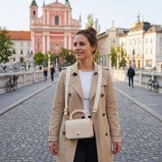 CoZy Jelly Bag mini ženska torbica preko ramena – bež
