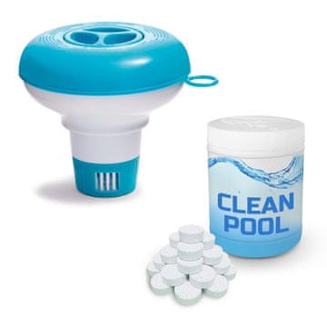 Northix Plutajući dozator za kemikalije + 0,5 kg multifunkcionalnih tableta