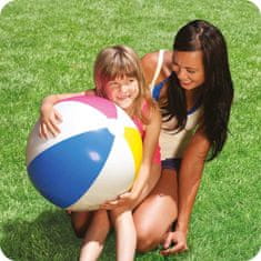 Northix Napuhana lopta za plažu Duga 61 cm INTEX 59030