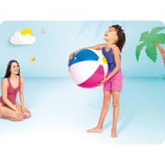 Northix Napuhana lopta za plažu Duga 61 cm INTEX 59030