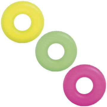 Northix Neonski pločnik za plivanje, promjer 91 cm - 3 boje INTEX 59262 roza