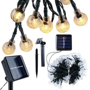 Northix Vrtna girlanda na solarni pogon sa 100 toplih LED lampica