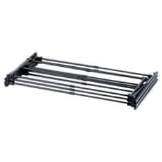 Northix Vertikalni, izvlačni stalak za sušenje od podesivog metala, crne boje