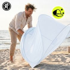 HyperMotion Samorasklapajući šator za plažu dimenzija 200 x 130 x 90 cm - pop-up sustav, četiri džepa s pijeskom, transportna torba, poliester 160T