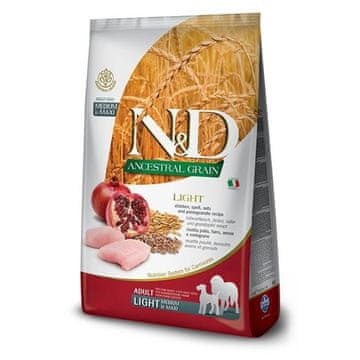 Farmina Farmina N&D Ancestral Grain Dog Light Medium & Maxi hrana za pse s piletinom i narom 12 kg