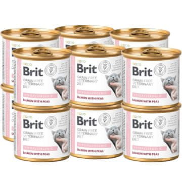 Brit Brit GrainFree Diets hrana za mačke hipoalergena 12 x 200 g