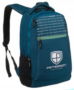 Peterson Sportski, prostrani poliesterski ruksak -