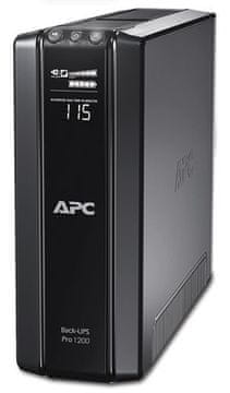 APC APC Back-UPS Pro BR1200G-FR UPS 1200 VA / 720 W, 230V, LCD, zeleni