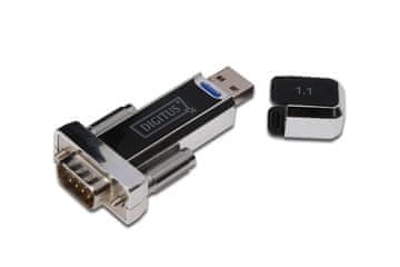 Digitus Digitus USB-A 1.1 na RS232 (DB9) pretvarač, PL2303GT, sa vijcima, 0.8m kabel