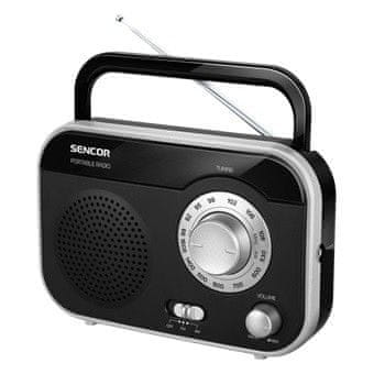 SENCOR Sencor SRD 210BS Analogni radio, FM/AM, rad na baterije ili AC