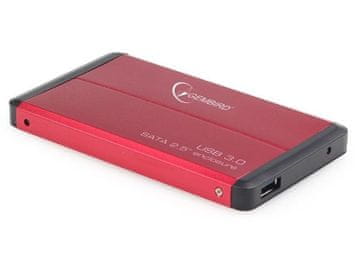 Gembird Gembird EE2-U3S-2-R vanjsko kućište za 2.5" SATA HDD, USB 3.0, crvena