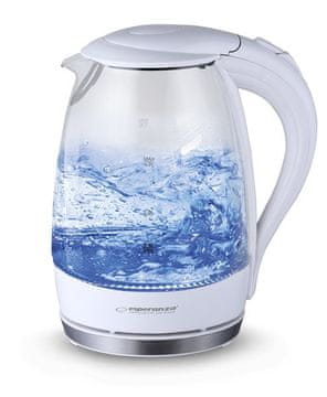 Esperanza Esperanza EKK011W električni kuhalo za vodu 1,7L 2200W, bijela