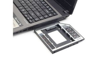 Gembird Gembird MB525-25S adapter za montažu 2,5'' diska u 5,25'' utor, crni