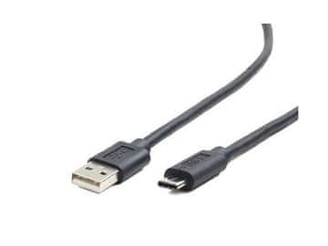 Gembird Gembird USB-A/USB-C kabel 1m crni