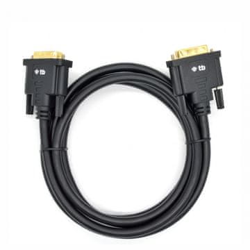 slomart TB DVI-D (24+1) M-M kabel, 1.8m, crni, pozlaćeni