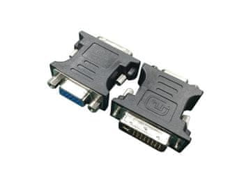 Gembird Gembird DVI->VGA Adapter DVI-I (24M) na VGA (15F), crna