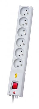 slomart Lestar Prenaponska letvica LX 610, 1L, 3m, siva