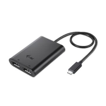 I-TEC i-tec USB-C Dual DP video adapter 2x DisplayPort 4K Ultra HD