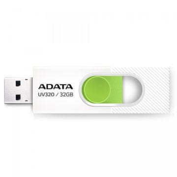 AData ADATA UV320 USB stick 32GB USB 3.2, klizni konektor, zeleno-bijeli