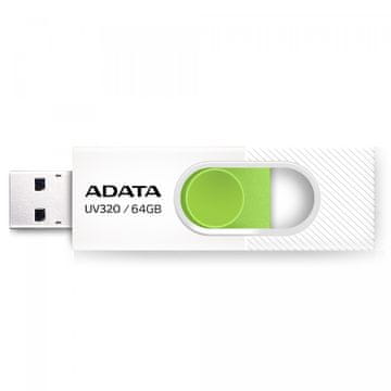 AData Adata UV320 USB stick 64GB USB 3.2 Gen1, bijelo-zelena