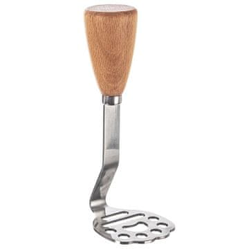 Northix Gnječilica za krumpir od nehrđajućeg čelika i drveta za pire i voće