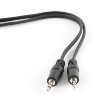 Gembird Gembird Kabel stereo 3.5mm na 3.5mm M/M 1.2m, crni