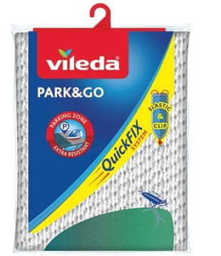 Vileda Vileda Park&Go navlaka za dasku za glačanje 130x45 cm, siva/zelena