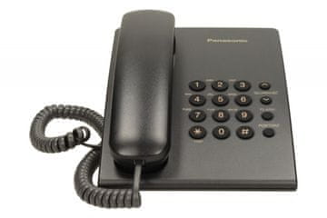 Panasonic Panasonic KX-TS500PDB žični telefon, crni