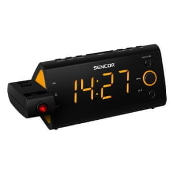 SENCOR Sencor SRC 330OR radio budilica, LED zaslon