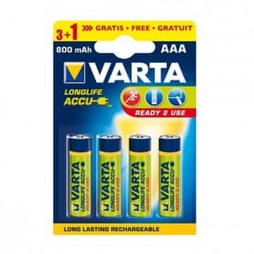 Varta Varta R3 Baterija AAA 800 mAh, komplet 4 komada, spremna za upotrebu