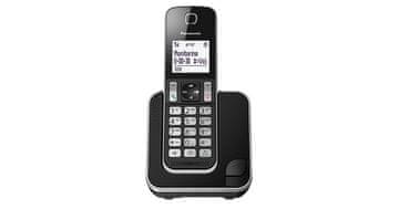Panasonic Panasonic KX-TGD310 Bežični telefon, DECT, crni, blokiranje neželjenih poziva
