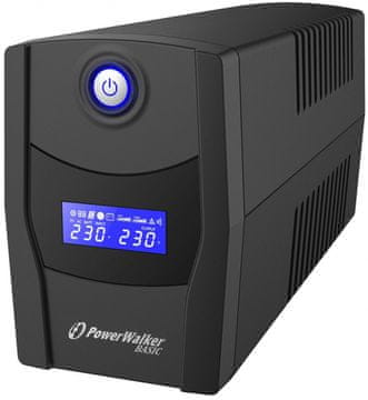 PowerWalker PowerWalker VI 600 STL UPS 600VA/360W, Line-Interactive, Pure Sine Wave, 2xSchuko