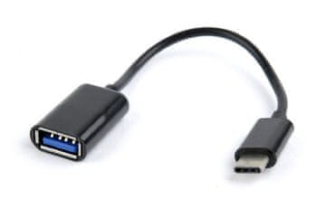 Gembird Gembird AB-OTG-CMAF2-01 USB-C muški na USB-A ženski adapter, 0.2m, crni