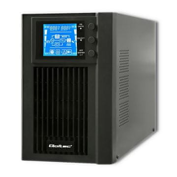 Qoltec Qoltec 53042 UPS uređaj, 1KVA 800W, LCD, USB, čisti sinusni val
