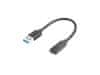 Lanberg adapter USB-C (ženski) na USB-A (muški) 3.1, 15 cm