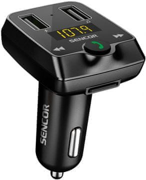 SENCOR Sencor SWM 3535 BT FM transmiter, Bluetooth, 2x USB, microSD