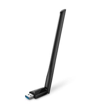 slomart TP-Link ARCHER T3U PLUS mrežna kartica USB AC1300, crna