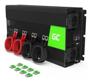 slomart Green Cell INV21 pretvarač 24V/230V 3000W/6000W čisti sinus