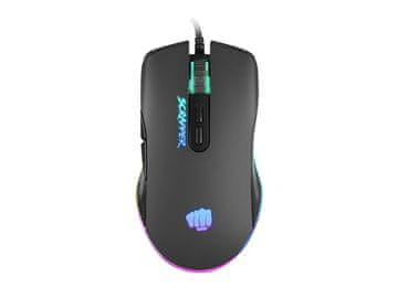 Scrapper FURY Scrapper Gaming Miš, 6400 DPI, RGB, crna
