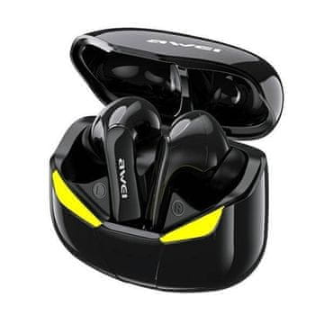 Awei AWEI T35 TWS Bluetooth 5.0 slušalice za igrače, crne